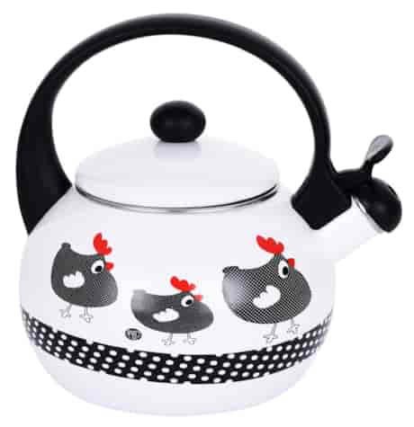 CZAJNIK EMALIA Z GWIZDKIEM 2,2L KM1032
