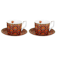 GEOMETRIC FESTUM KOMPLET FILIŻANEK 2+2 250ml