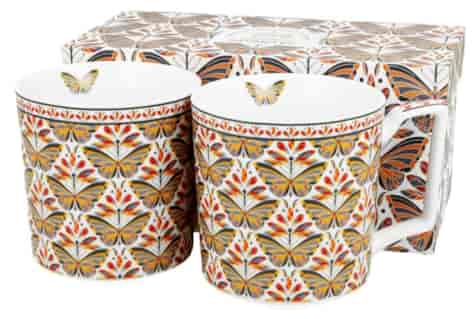 GEOMETRIC PAPILIO KUBEK KPL 2EL W PUDEŁKU 400ml