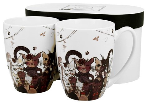 CATS FAMILY KUBEK KOMPLET 2EL W PUDEŁKU 360ml