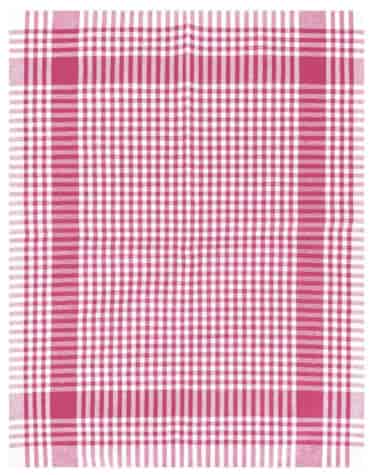DURUL ŚCIERECZKA KUCHENNA 45x65cm KRATA RÓŻOWA
