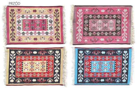 KILIM DWUSTRONNY DYWANIK 140x215cm MIX KOLOR