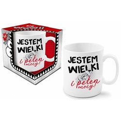 BIG WOW KUBEK 800ml JESTEM WIELKI I PEŁEN MOCY