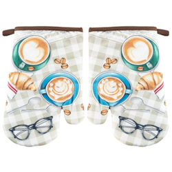 RĘKAWICE KUCHENNE MAGNES KPL 2szt COFFEE F22A257B