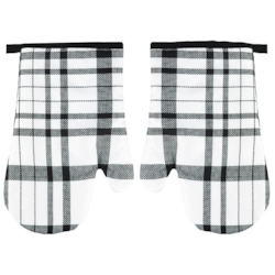 RĘKAWICE KUCHENNE MAGNES KPL 2szt CHECKS F23S702