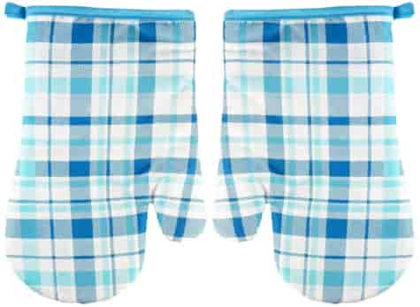 RĘKAWICE KUCHENNE MAGNES KPL 2szt CHECKS F23A1852