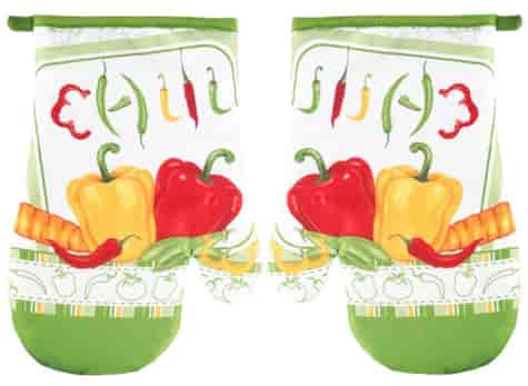 RĘKAWICE KUCHENNE MAGNES KPL 2szt VEGE F5212