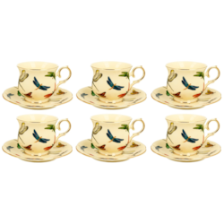 WAŻKI CREAM KOMPLET FILIŻANEK 6+6 260ml
