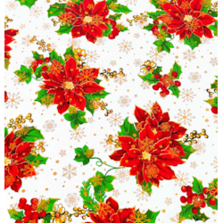 GLITTER HOLIDAY CERATA TKANINA ŚWIĄTECZNA 81358-1