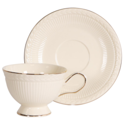 HILLARY FILIŻANKA ZE SPODKIEM 1+1 220ml BOX PCV