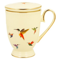 KOLIBRY CREAM KUBEK ZAPARZACZ NA STOPCE 400ml