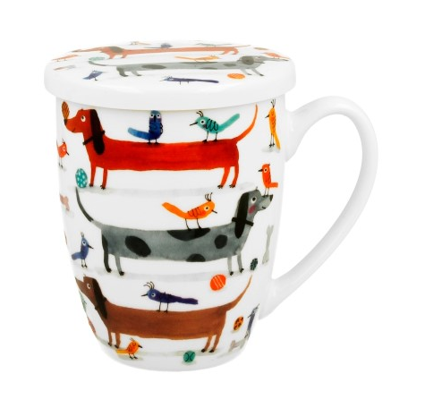 PSI ŚWIAT DŁUGIE PSY KUBEK ZAPARZACZ 360ml