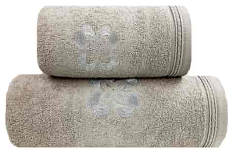 NOVELLA RĘCZNIK 70x130 STALOWY 420