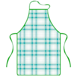 CHECKS FARTUCH KUCHENNY 50x76cm ZIELONY F23A183B