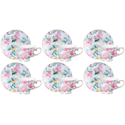 TIFFANY KOMPLET FILIŻANEK 6+6 220ml