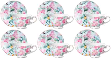 TIFFANY KOMPLET FILIŻANEK 6+6 220ml