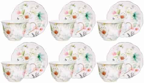 MARCELINA KOMPLET FILIŻANEK 6+6 270ml