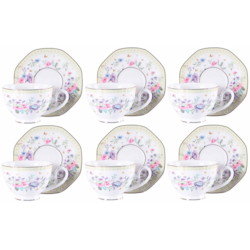 JOANA KOMPLET FILIŻANEK 6+6 260ml