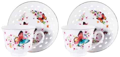 MARIPOSA KOMPLET FILIŻANEK 2+2 240ml