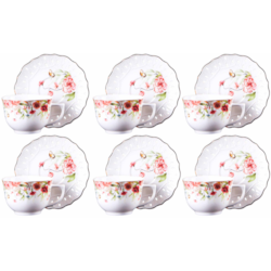 GABRIELE KOMPLET FILIŻANEK 6+6 220ml