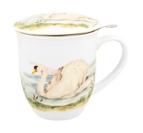 ŁABĘDŹ KUBEK ZAPARZACZ W PUDEŁKU 400ml