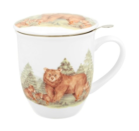 NIEDŹWIEDZIE KUBEK ZAPARZACZ W PUDEŁKU 400ml