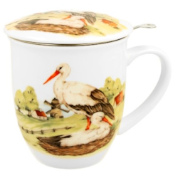 BOCIANY KUBEK ZAPARZACZ W PUDEŁKU 400ml