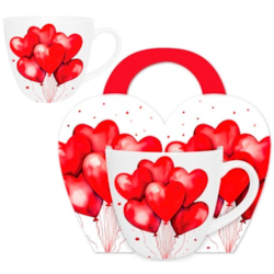 BALONY KUBEK 460ml + OPAKOWANIE Z RĄCZKĄ
