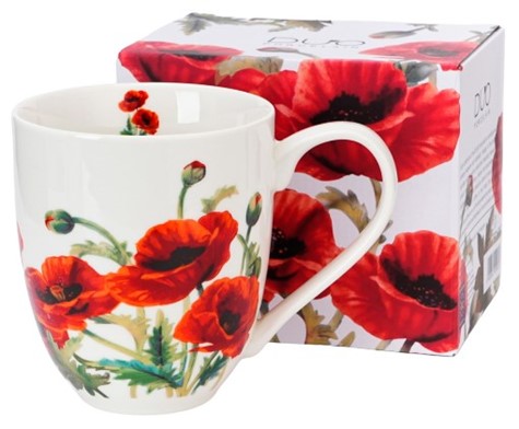 CLASSIC POPPIES KUBEK KUBAS W PUDEŁKU 1000ml