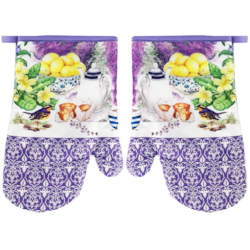 RĘKAWICE KUCHENNE MAGNES KPL 2szt LAVENDER F20S802