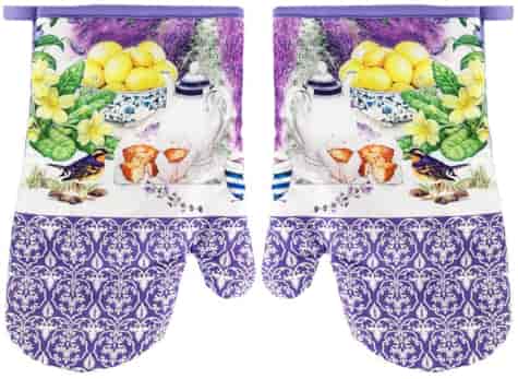 RĘKAWICE KUCHENNE MAGNES KPL 2szt LAVENDER F20S802