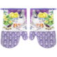 RĘKAWICE KUCHENNE MAGNES KPL 2szt LAVENDER F20S802