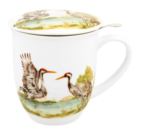 ŻURAWIE ZWYCZAJNE KUBEK ZAPARZACZ W PUDEŁKU 400ml