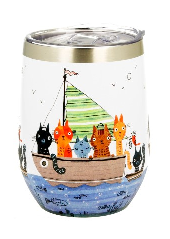 KOCI ŚWIAT MARYNARZE KUBEK TERMICZNY 330ml