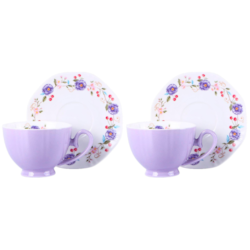 MELANIA KOMPLET FILIŻANEK 2+2 250ml