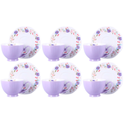 MELANIA KOMPLET FILIŻANEK 6+6 250ml