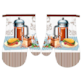 RĘKAWICE KUCHENNE MAGNES KPL 2szt COFFEE F22A1110B