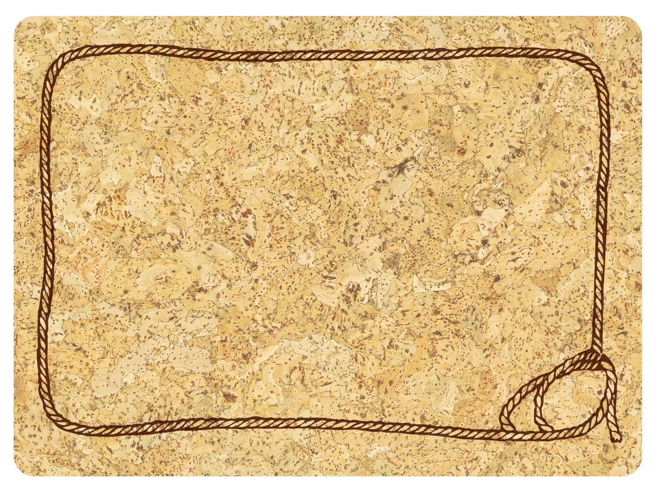 MATA KORKOWA PODKŁADKA NA STÓŁ 28,5x39cm wz.01