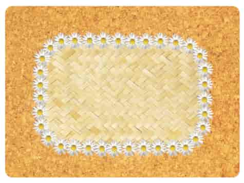 MATA KORKOWA PODKŁADKA NA STÓŁ 28,5x39cm wz.10