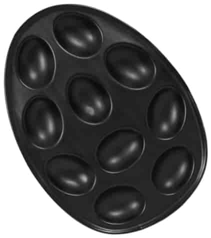 BLACK TALERZ PORCELANOWY NA 10 JAJEK 24302996