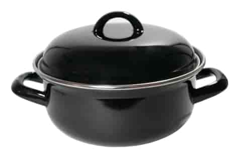 BLACK GARNEK EMALIA Z POKRYWĄ 24cm 3,7L 25030088