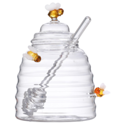 LA BANDE POJEMNIK SZKLANY NA MIÓD 500ml