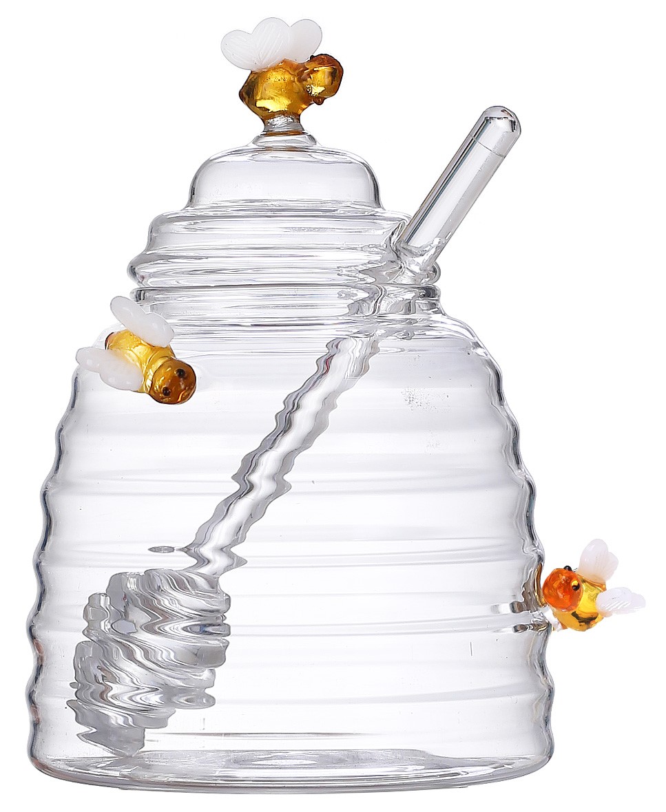 LA BANDE POJEMNIK SZKLANY NA MIÓD 500ml