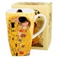GUSTAV KLIMT KISS ECRU KUBEK KWADRAT 650ml