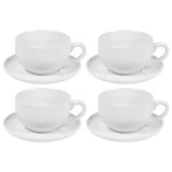 CAPPUCCINO KOMPLET FILIŻANEK 4+4 250ml