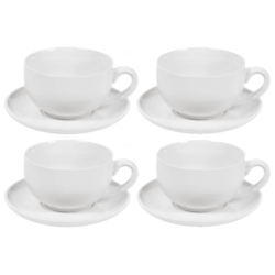 CAPPUCCINO KOMPLET FILIŻANEK 4+4 250ml