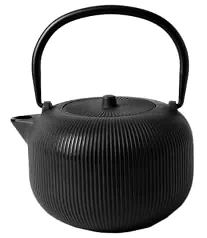 SEBASTIANO CZAJNIK ŻELIWNY Z SITKIEM 1L GREY DARK