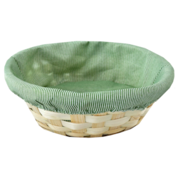KOSZYK BAMBUS DEKORACYJNY OKRĄGŁY 25x7cm