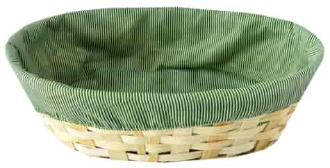 KOSZYK BAMBUS DEKORACYJNY OWALNY 29x21x7cm