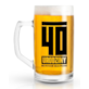 FUNNY BEER KUFEL 500ml 40 URODZINY